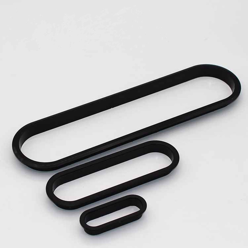 Furniture Hardware Handles - 2個入り プラスチック製テーブルケーブル出口グロメット 楕円形プラグカバー PCデスク用 ワイヤーホルダー キャビネット通気孔装飾ハンドル