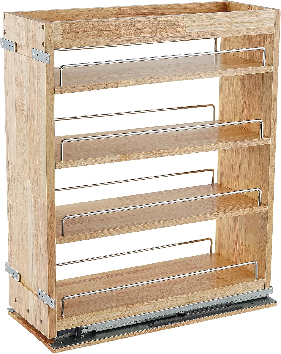 キャビネット用プルアウトスパイスラックオーガナイザー (幅5 - Drawer Slide Pair のレビューと価格