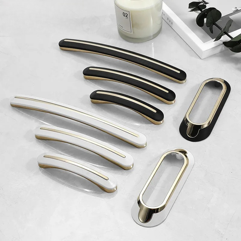 モダンなシンプル亜鉛合金製キャビネット引き出しハンドル、軽量 - Furniture Hardware Handles のレビューと価格
