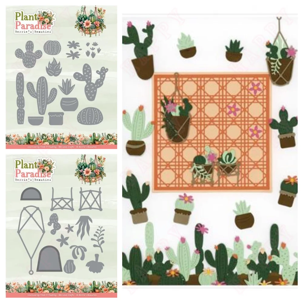 植物サボテンパラダイス金属クラフト切削ダイス DIY スクラ - Furniture Paradise & Hardware Ghaziabad Reviews のレビューと価格