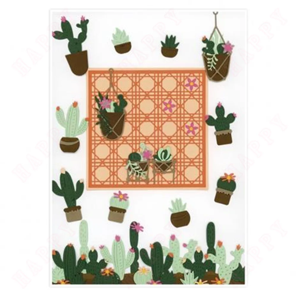 植物サボテンパラダイス金属クラフト切削ダイス DIY スクラ - Furniture Paradise & Hardware Ghaziabad Reviews のレビューと価格